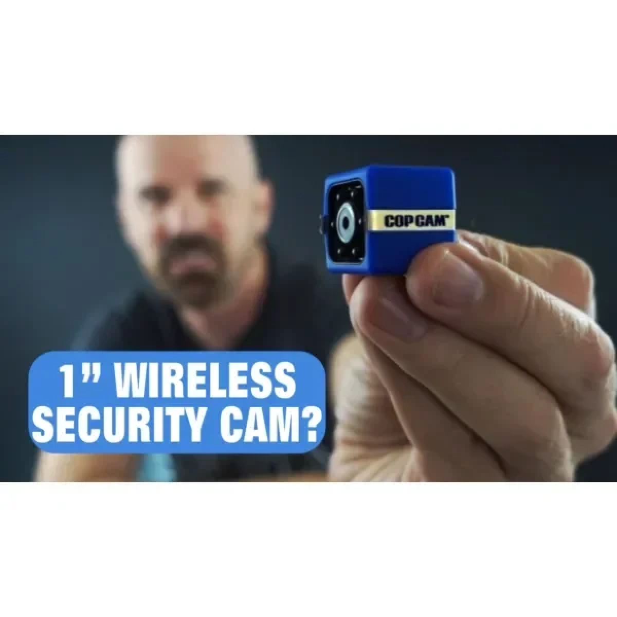 Cop Cam Κρυφή Κάμερα Παρακολούθησης με Υποδοχή για Κάρτα Μνήμης σε Μπλε Χρώμα
