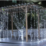 Ηλιακά Χριστουγεννιάτικα Λαμπάκια 200 LED Ψυχρό Λευκό 20μ με Προγράμματα - Image 5