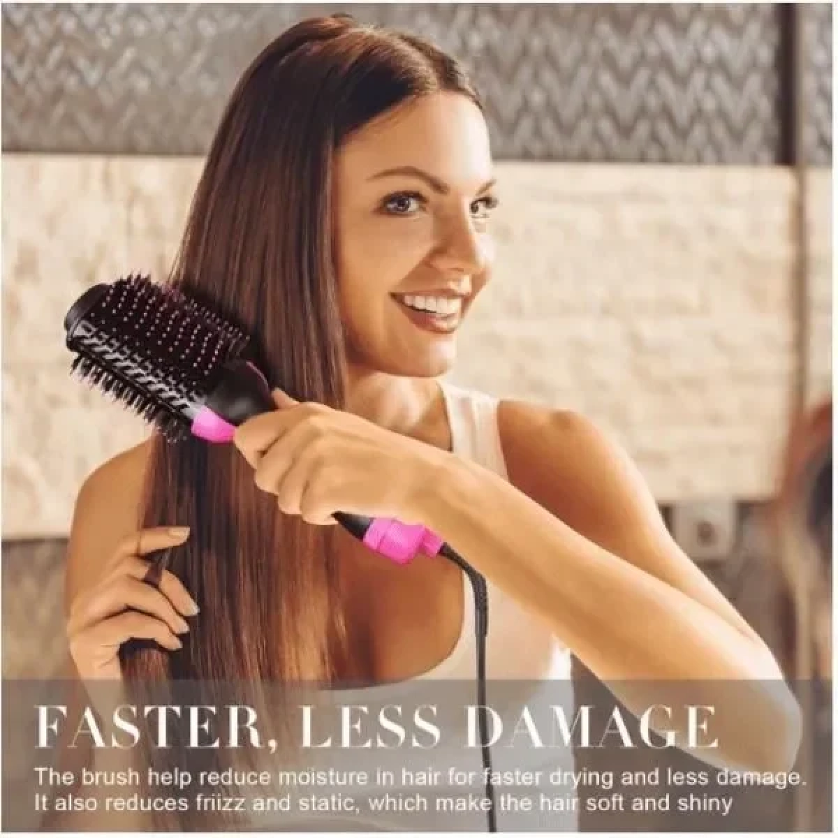 Ηλεκτρική βούρτσα μαλλιών-πιστολάκι ONE STEP STYLER 1200W ΟΕΜ