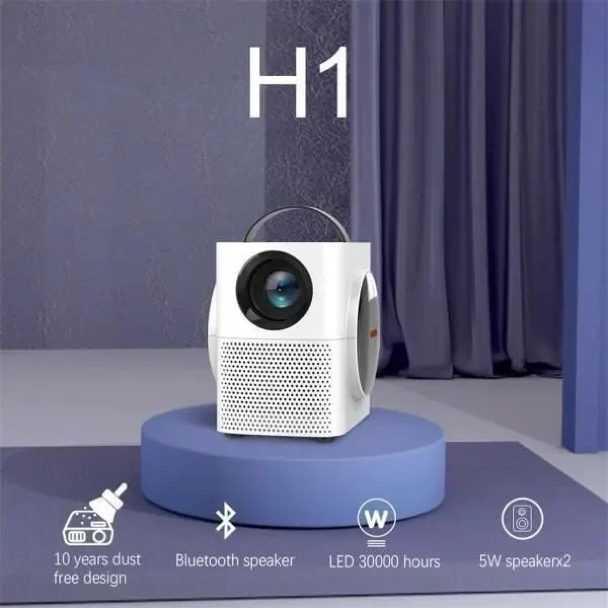 Προβολέας Andowl Q-HD998 Full Hd λευκός