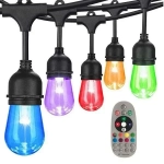 Αδιάβροχη Γιρλάντα Εξωτερικού Χώρου RGB Με 15 led λάμπες 48ft και χειριστήριο SL-030