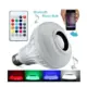 Λάμπα LED με Ηχείο Bluetooth και Ασύρματο Χειριστήριο RGBW για Ντουί E27 RGBW 1000lm 60681