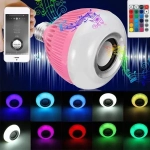 Λάμπα LED RGB & Ηχείο Bluetooth Multimedia Speaker που Αλλάζει Χρώματα & Παίζει Μουσική Λευκό OEM