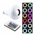 Λάμπα LED με Ηχείο Bluetooth και Ασύρματο Χειριστήριο RGBW για Ντουί E27 RGBW 1000lm 60681