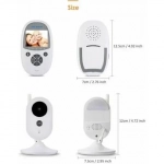 Βιντεοκάμερα Baby Monitor Κάμερα 2,4 ιντσών αμφίδρομη ομιλία ,νυχτερινή όραση, μέτρηση θερμοκρασίας, παρακολούθησης ZR302