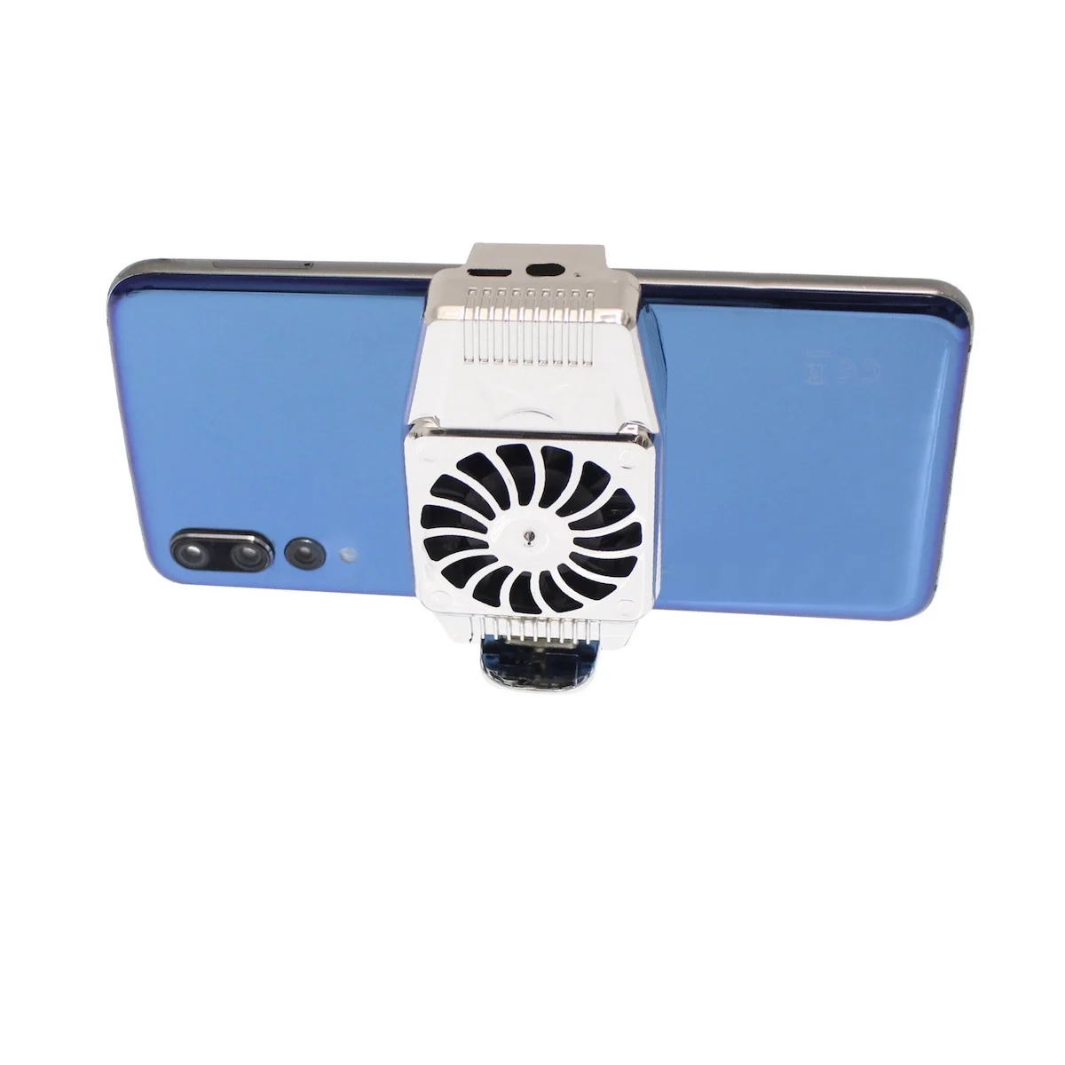Ψύκτρα USB με Μπλε LED για Smartphone έως 6.1" Andowl Q-CL13 - Ασημί - Image 3