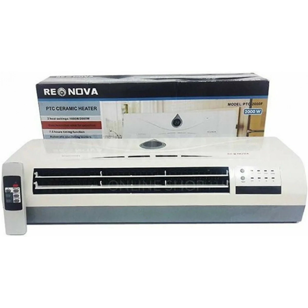 Nova PTC-2000F Αερόθερμο Τοίχου 2000W - Image 3