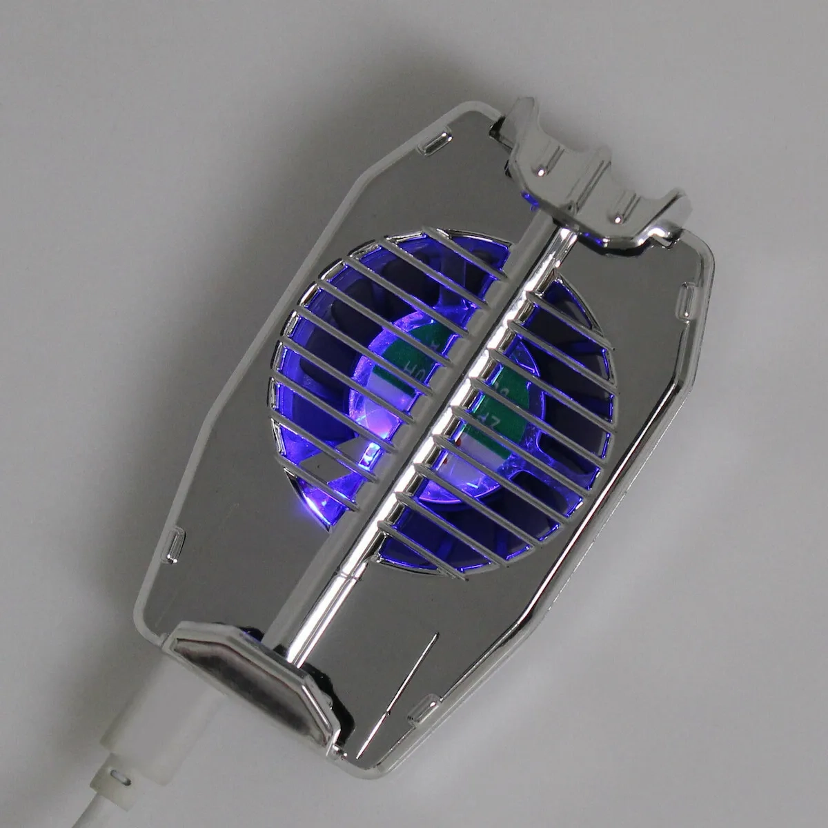 Ψύκτρα USB με Μπλε LED για Smartphone έως 6.1" Andowl Q-CL13 - Ασημί - Image 4