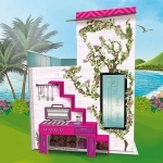 Lisciani Barbie Dream House Holiday Malibu Ονειρεμένη Βίλα Διακοπών με Κούκλα
