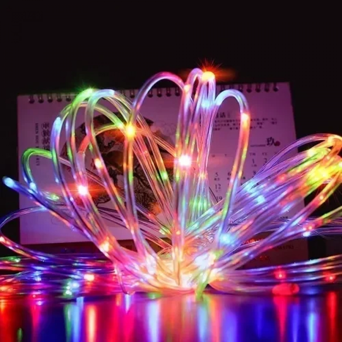 Φωτοσωλήνας Led 6m με Πολύχρωμο RGB Φως και 8 Προγράμματα Φωτισμού - Χριστουγεννιάτικα Λαμπάκια