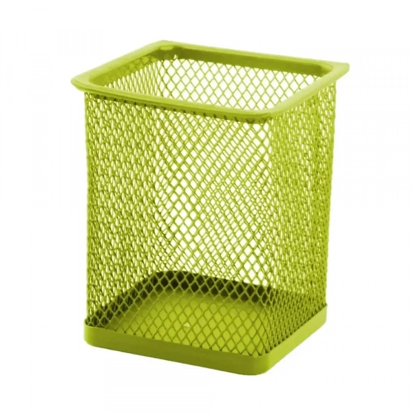 Μολυβοθήκη Γραφείου Λαχανί Τετράγωνη Μεταλλική 8x10 εκ. MOTARRO MI002-2C