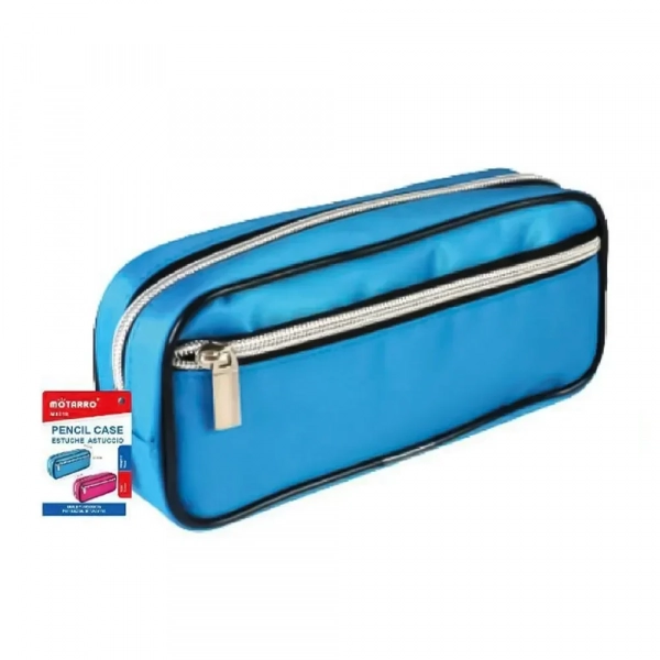 Κασετίνα 20x4.5x8.5cm Motarro Υφασμάτινη Μπλε ΜΧ018