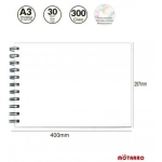 Motarro MP126-3 Μπλοκ Ακουαρέλας 300g No4 A3 30 Φύλλα - Image 2