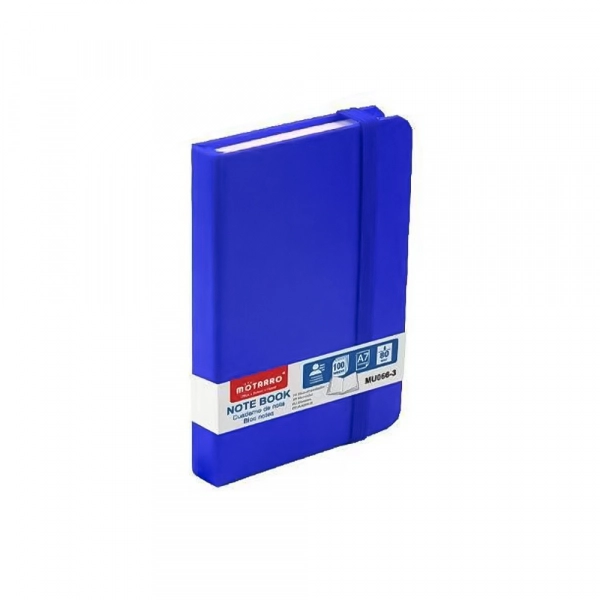 Σημειωματάριο Motarro 10.5x7.3cm Μπλε A7 100 Φύλλων MU066-3