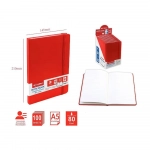Σημειωματάριο Motarro 21x14.5cm Κόκκινο A5 100 Φύλλων MU067-1 - Image 2
