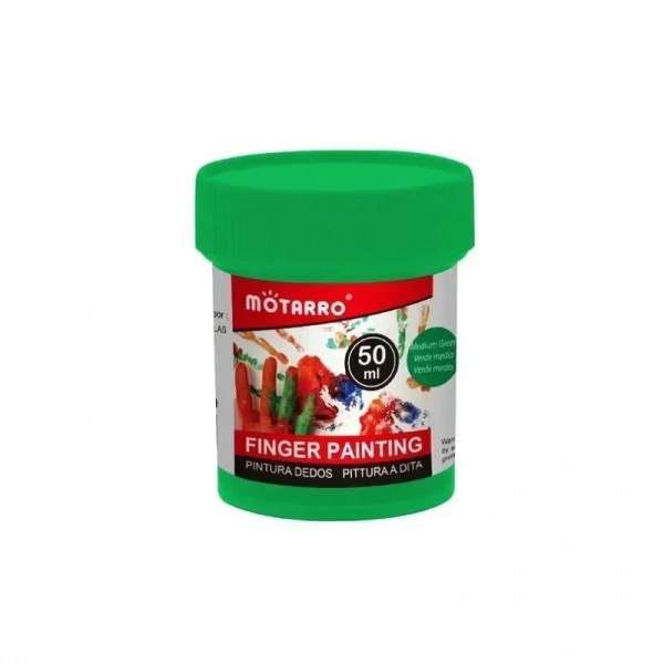 Motarro Finger Painting Δακτυλομπογιά Πράσινο 50ml MP120-9