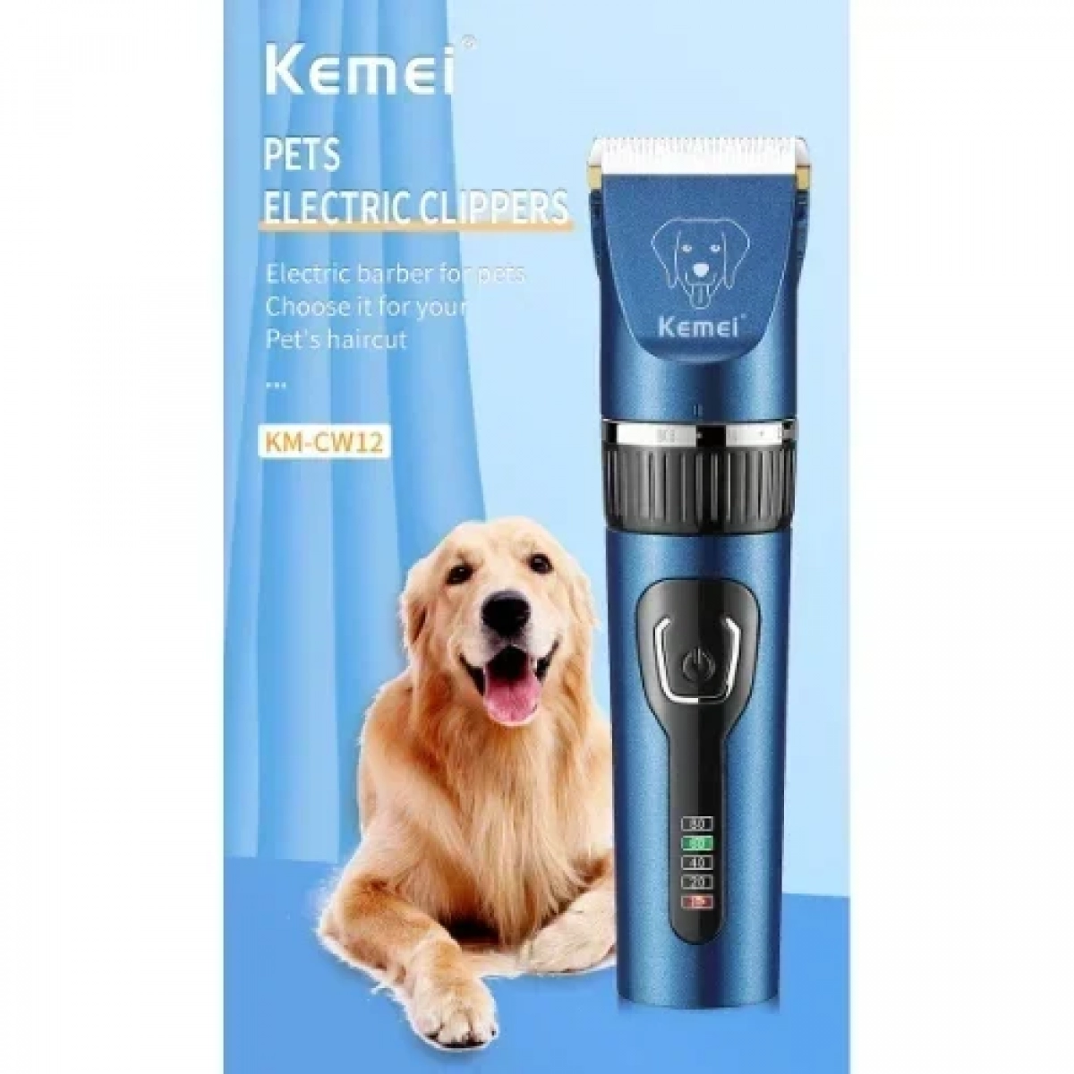 Kemei Κουρευτική Μηχανή για κατοικίδια KM-CW12