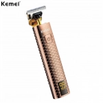 Kemei Επαγγελματική Επαναφορτιζόμενη Κουρευτική Μηχανή Ροζ Χρυσή KM-1936