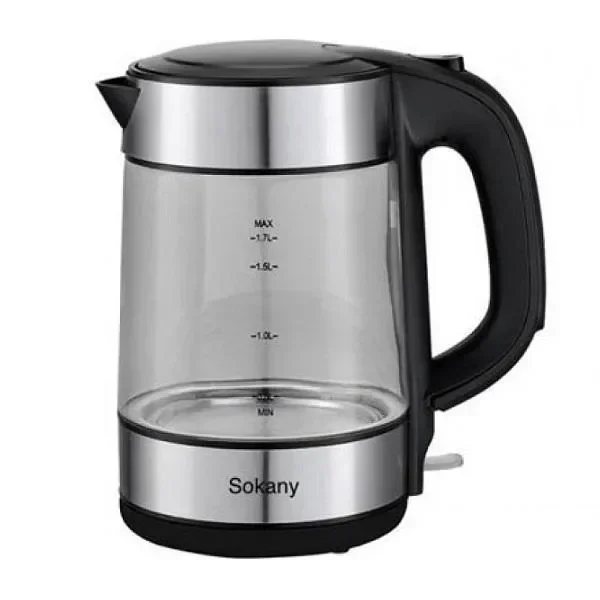 Βραστήρας 1.7Lt 2200W Sokany Fk-1509 Μαύρος