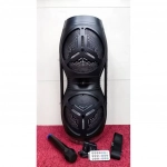 Ηχείο Bluetooth Επαγγελματικό 2000w 8” Wooter x 2 Με Μικρόφωνο και Χειριστήριο ES-F-88