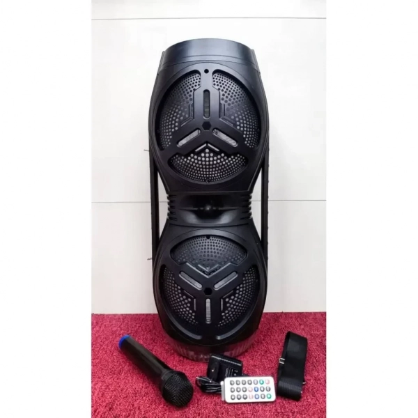 Ηχείο Bluetooth Επαγγελματικό 2000w 8” Wooter x 2 Με Μικρόφωνο και Χειριστήριο ES-F-88