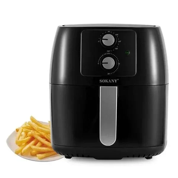 Φριτέζα Αέρος με Αποσπώμενο Κάδο 5lt 1400W Sokany SK-8017 Μαύρη