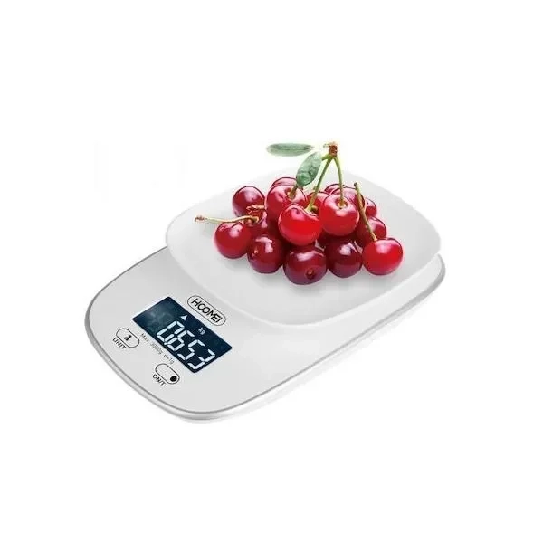 Hoomei HM-1240W Ψηφιακή Ζυγαριά Κουζίνας 1gr/3kg Λευκή