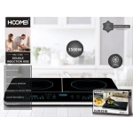 Επιτραπέζια Επαγωγική Εστία Διπλή 1500+2000W Hoomei HM-5386 Μαύρη - Image 4