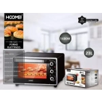 Ηλεκτρικό Φουρνάκι 23lt Χωρίς Εστίες 1600W Hoomei HM-5223 Μαύρο - Image 4