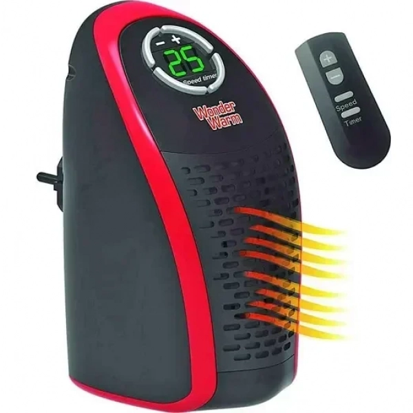 Wonder Warm Mini Handy Heater Αερόθερμο Τοίχου 400W