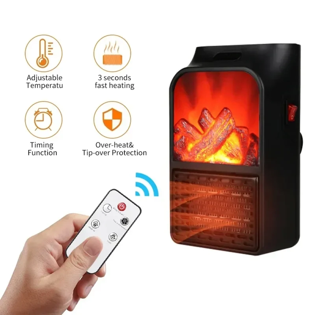 Αερόθερμο Τοίχου 1000W PX-1105A