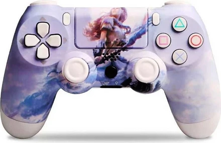 Ασύρματο Χειριστήριο Doubleshock 4 Bluetooth Για Ps4 Μωβ Horizon Oem