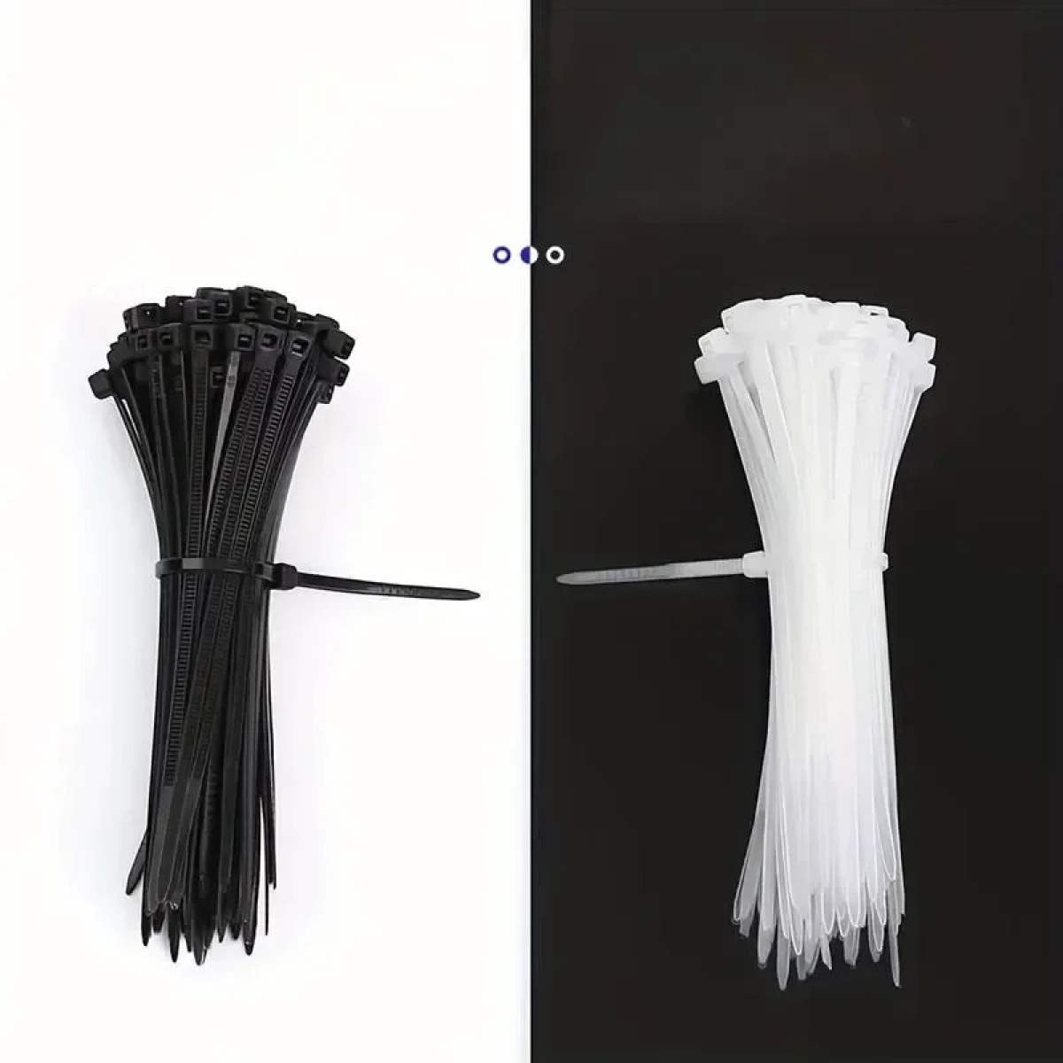 Δεματικά καλωδίων Dingqi ART 77425 4.8X250 mm Λευκά 100 τμχ