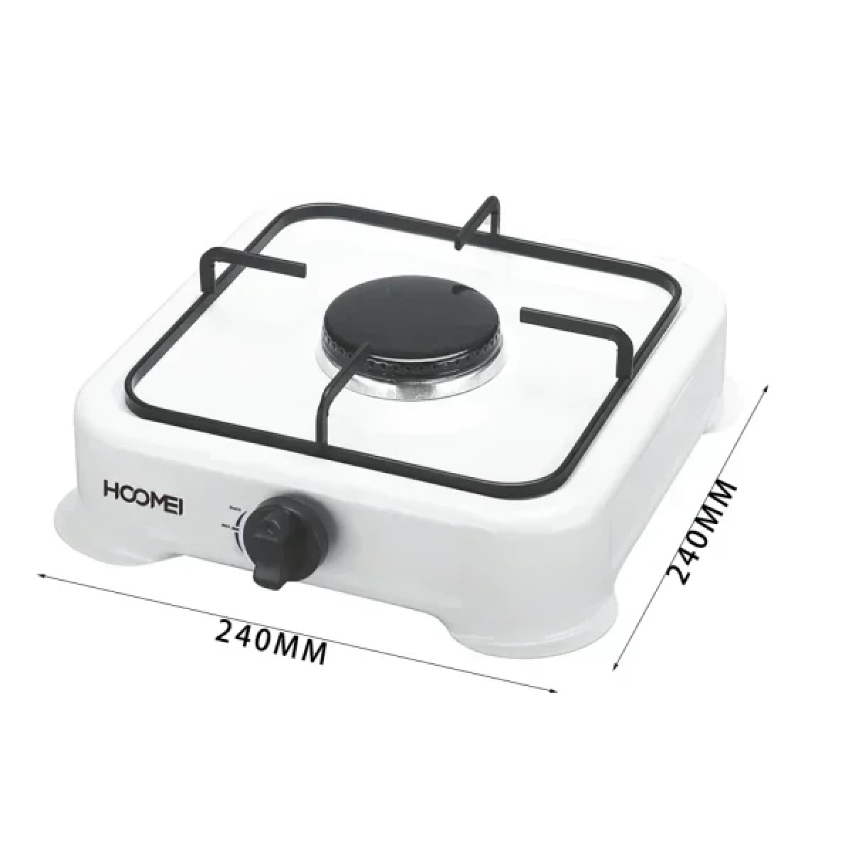 Επιτραπέζια Εστία Υγραερίου Μονή Hoomei HM-561T Λευκή - Image 2