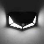 Ηλιακό Φωτιστικό με Ανιχνευτή Κίνησης 114 LED 30W FOYU FO-TA008 - Μαύρο