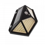 Ηλιακό Φωτιστικό με Ανιχνευτή Κίνησης 114 LED 30W FOYU FO-TA008 - Μαύρο