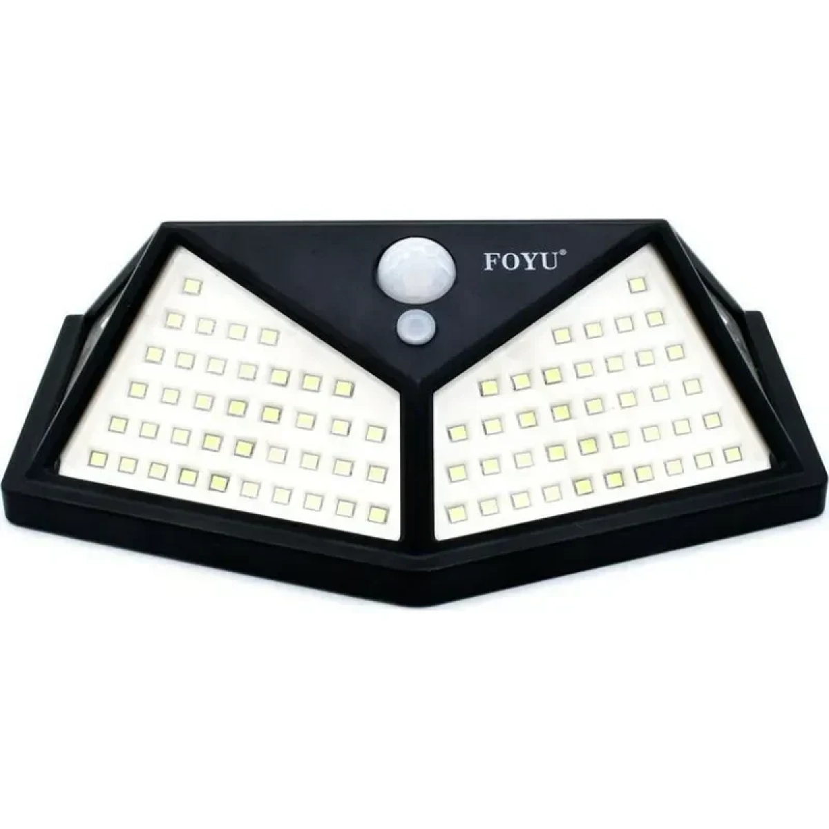 Ηλιακό Φωτιστικό με Ανιχνευτή Κίνησης 114 LED 30W FOYU FO-TA008 - Μαύρο