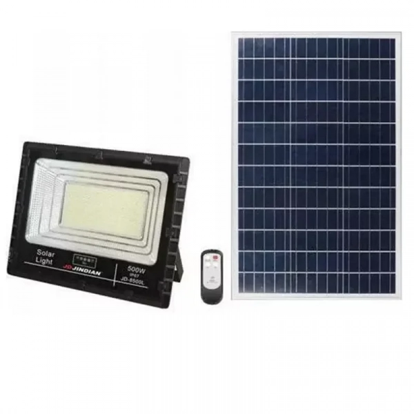Ηλιακός Προβολέας 806LED Αλουμινίου 500W IP67 JD-8500L - Μαύρο