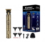 Kemei Επαναφορτιζόμενη Κουρευτική Μηχανή Χρυσή KM-700D - Image 4