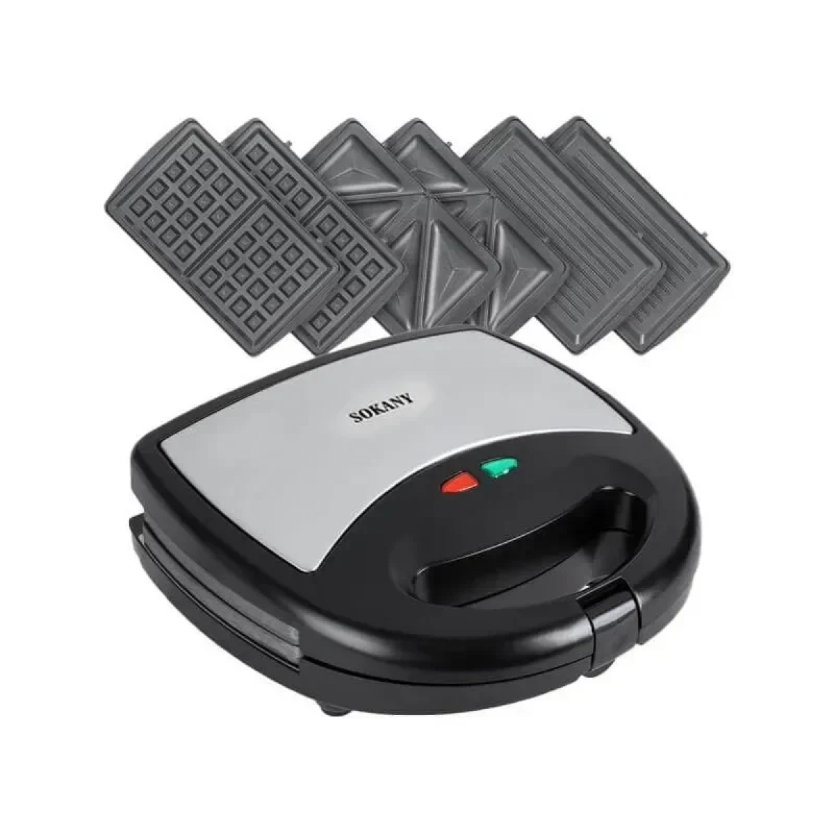 Sokany KJ-302 Τοστιέρα 3 σε 1 750W - Image 4