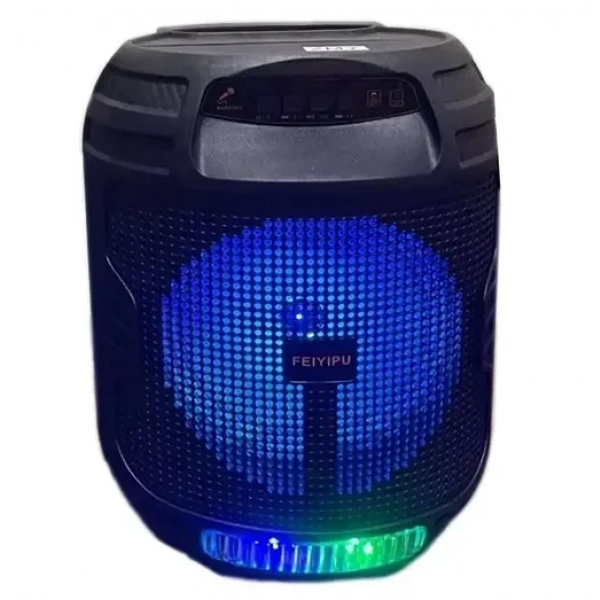 Φορητό ηχείο bluetooth FEIYIPU ES-C-010 με πολύχρωμη μουσική ντίσκο