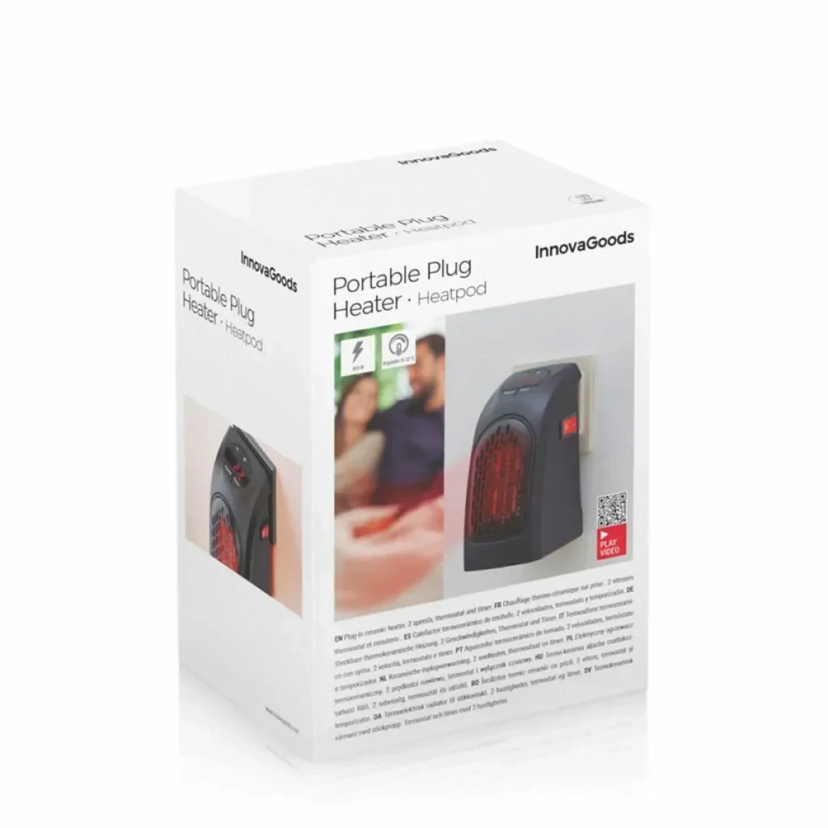 Mini 03011HAH00BK-10 Κεραμικό Αερόθερμο Τοίχου 350W