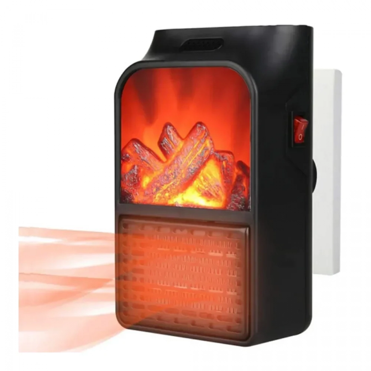 Μίνι τζάκι αερόθερμο με εφέ φλόγας 1000W με τηλεχειριστήριο
