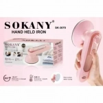 Σίδερο Ταξιδίου Ατμού 30W 50g/min με δοχείο 50ml Sokany SK-3070 Ροζ