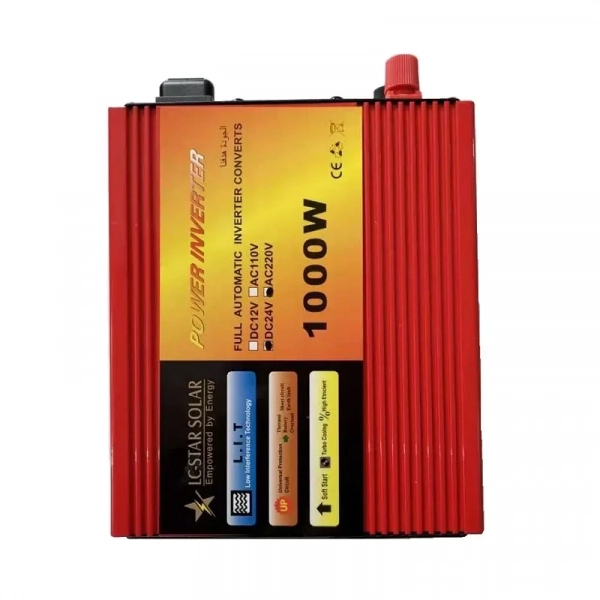 Power Inverter - Μονοφασικό - 1000W - DC-12V - 602090