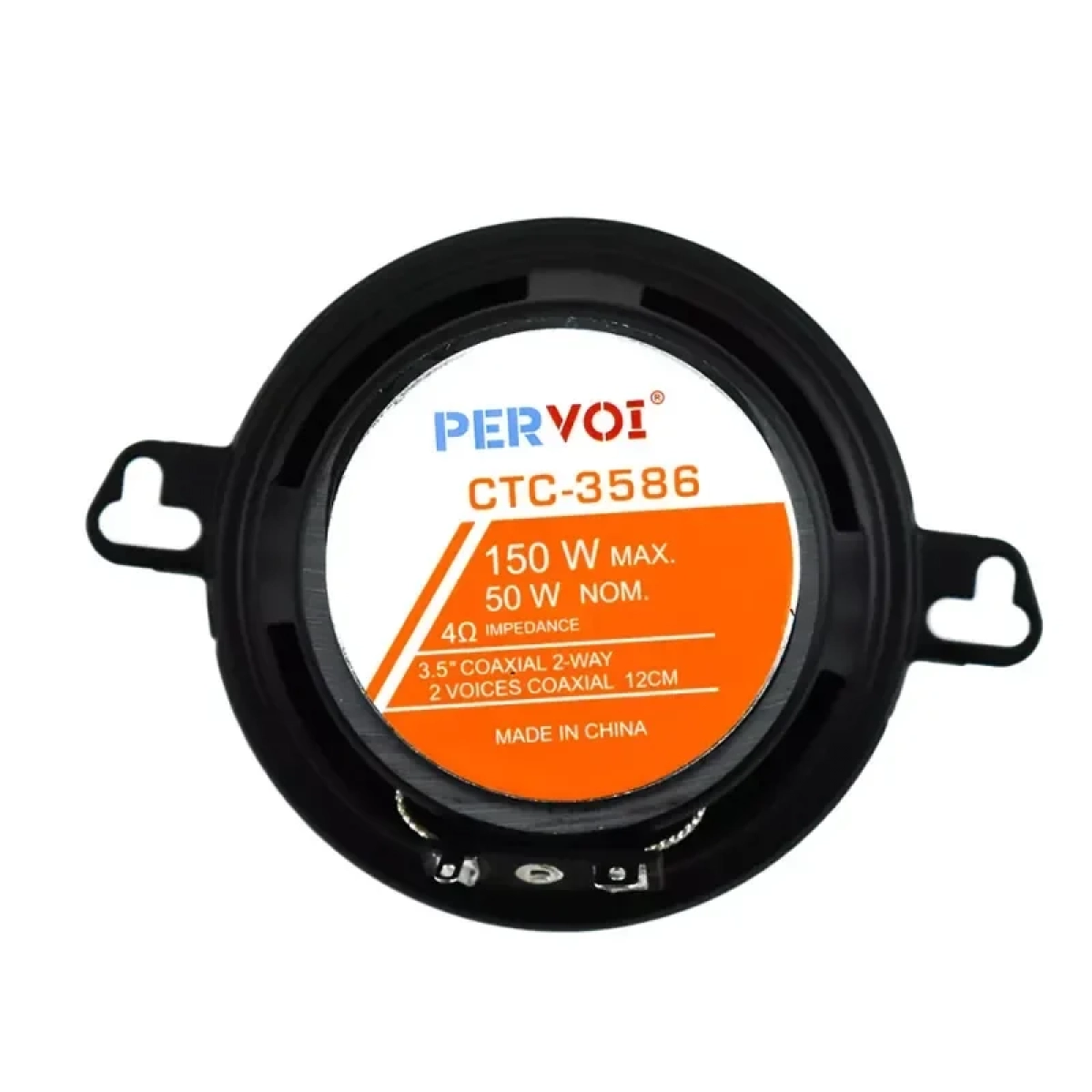 Σετ Ηχεία Αυτοκινήτου 3.5 300W RMS 2 Δρόμων - Pervoi CTC-3586 Μαύρα 2τμχ