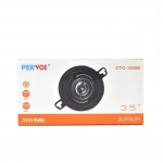 Σετ Ηχεία Αυτοκινήτου 3.5 300W RMS 2 Δρόμων - Pervoi CTC-3586 Μαύρα 2τμχ