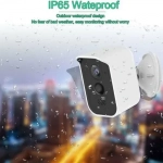 Ajcloud Έξυπνη αδιάβροχη IP65 1080p wifi ip κάμερα μπαταρίας ασύρματη βιντεοκάμερα Ανίχνευση PIR