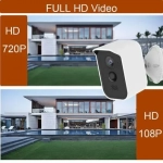 Ajcloud Έξυπνη αδιάβροχη IP65 1080p wifi ip κάμερα μπαταρίας ασύρματη βιντεοκάμερα Ανίχνευση PIR