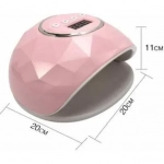 ΦΟΥΡΝΑΚΙ ΝΥΧΙΩΝ 86 WATT ΜΕ 39 LED F6 SMART 2.0 NAIL LAMP OEM ΡΟΖ